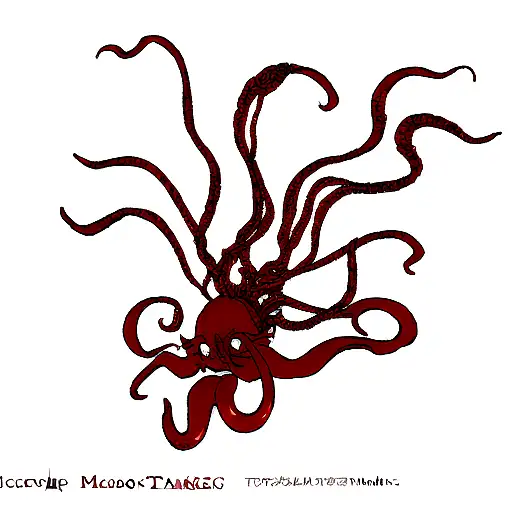 Scorpio With Red Tentacles