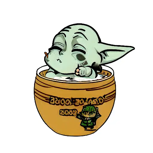 A Cute Baby Yoda