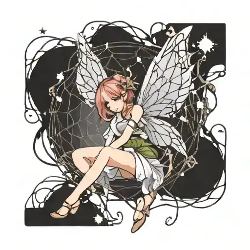 Fairy Wings In The Web