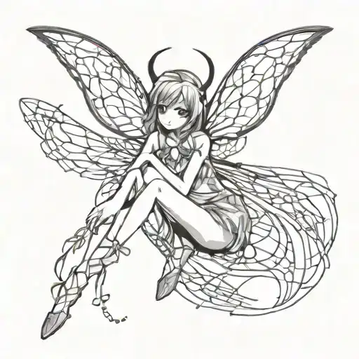 Fairy Wings In The Web