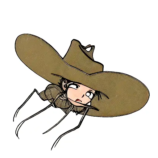 An Earwig Wearing A Cowboy Hat