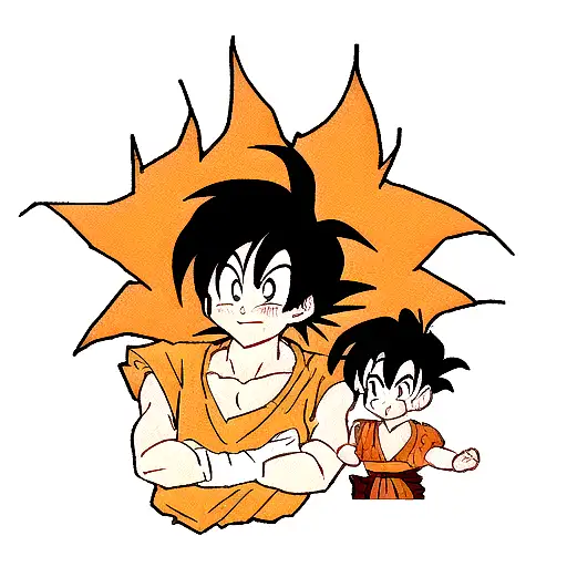 Son Goku With Gohan