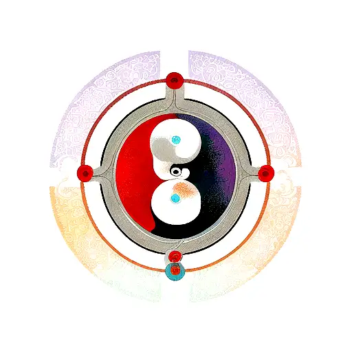 Yin And Yang And Circle Zen