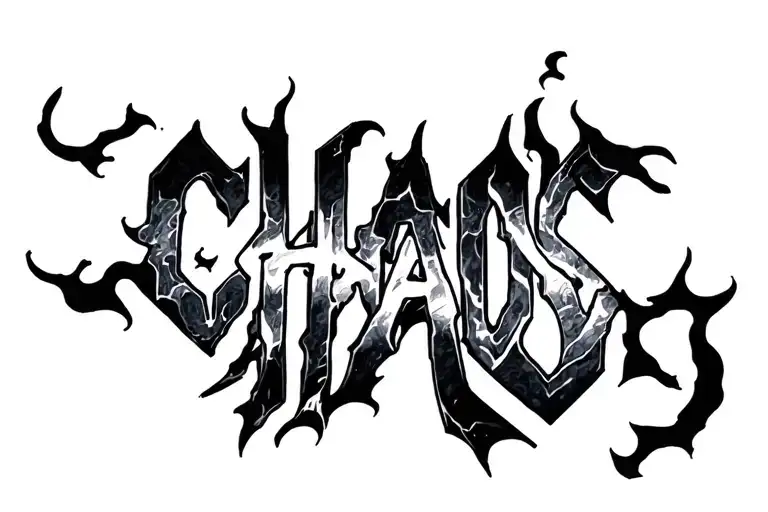 I Want To Tattoo The Word Chaos