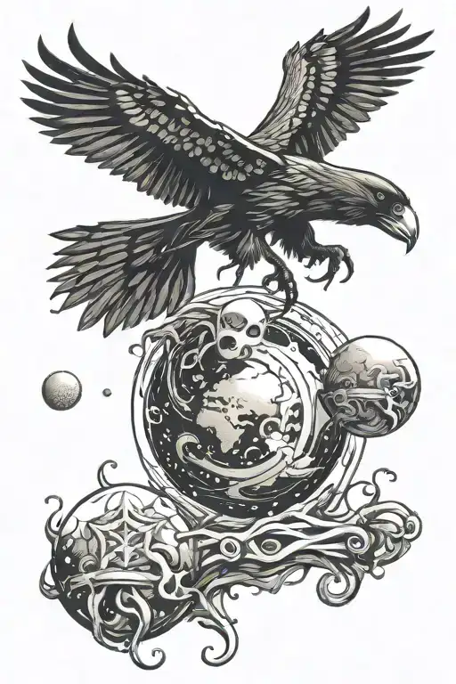 Octupus Planets Raven