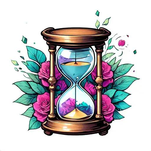 Emo Inspired Hourglass