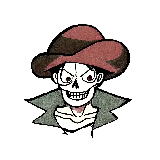 One Peice Luffy Skull
