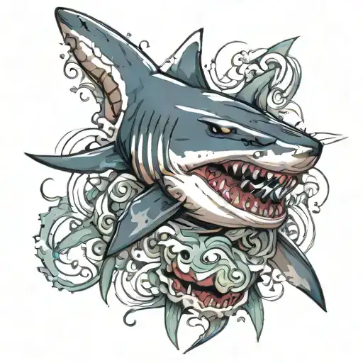 Shark Wearing