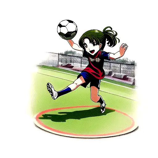 Pistachio Playing Soccer