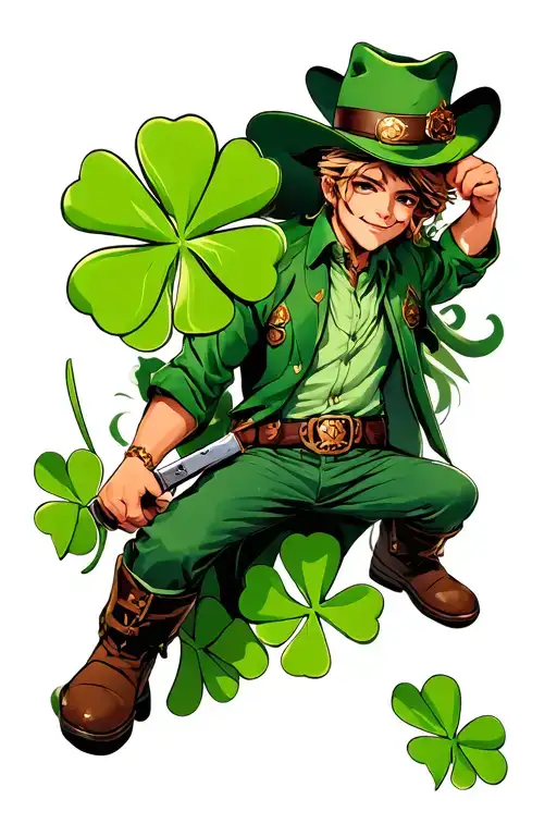 4 Leaf Clover Cowboy