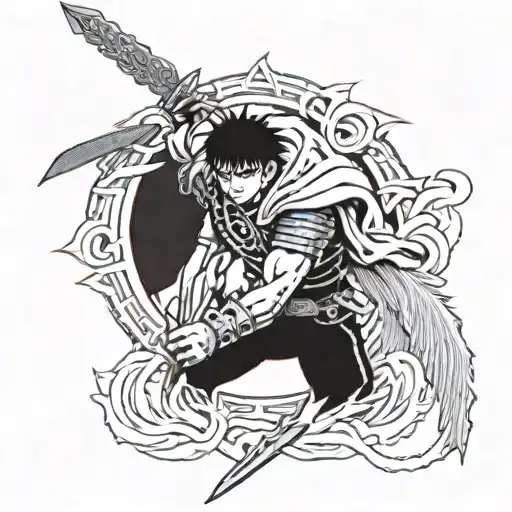 Guts From Berserk Manga