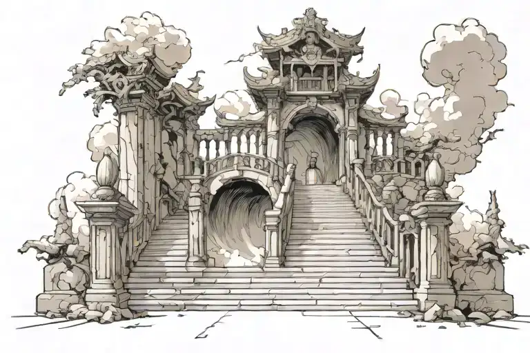 Heaven Gates With Stairs