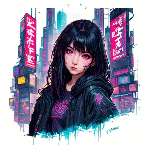 Cyberpunk Tokyo City