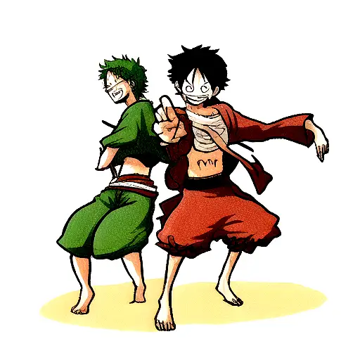 Luffy E Zoro