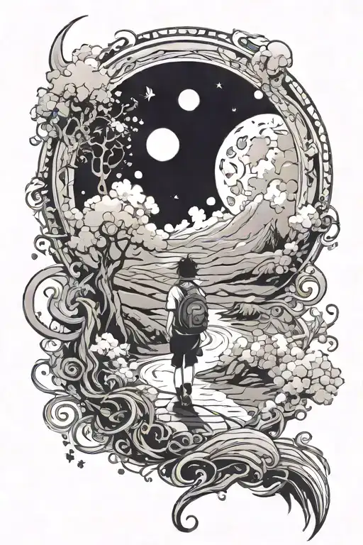 Choosing A Path Leading Towards The Moon