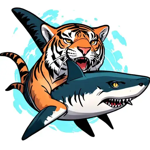 Tiger And Shark