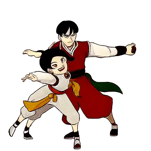 Last Airbender Aang And Zuko Dragon Dance