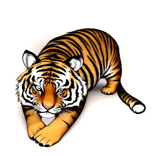 Realistic Tiger Stripes