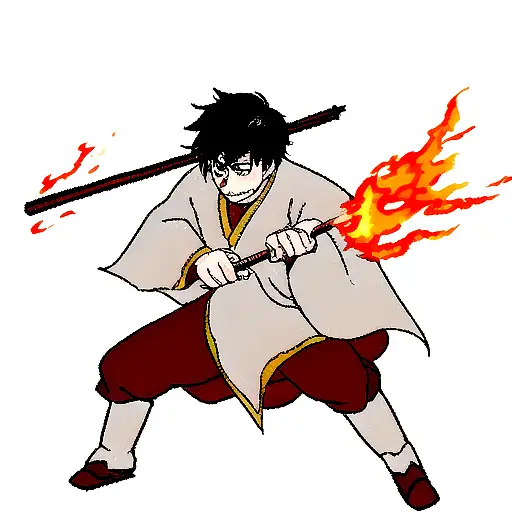 Zuko With Fire