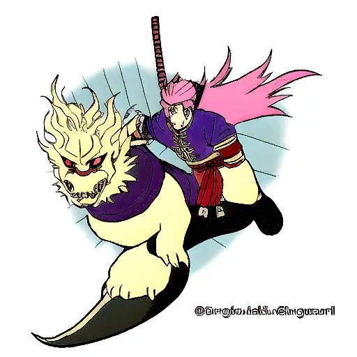 Dragon Samurai E Gueixa