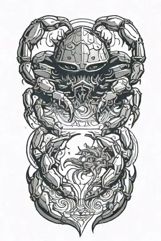 Surgical Opening With Crab Crawling Out