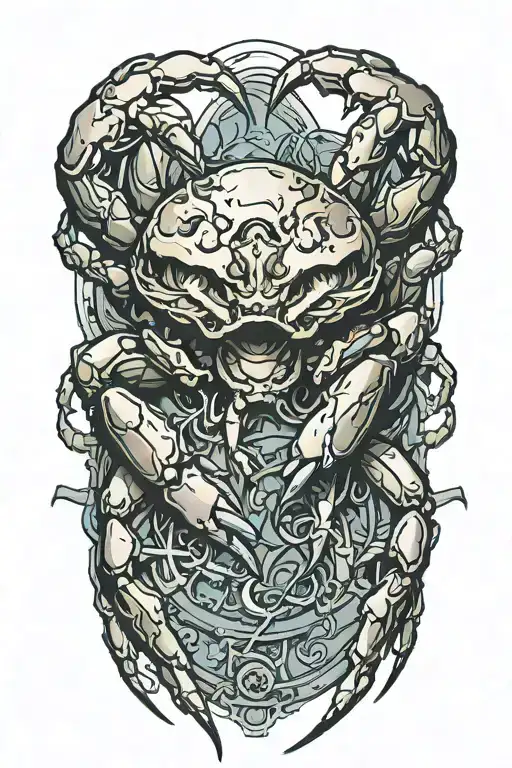 Surgical Opening With Crab Crawling Out