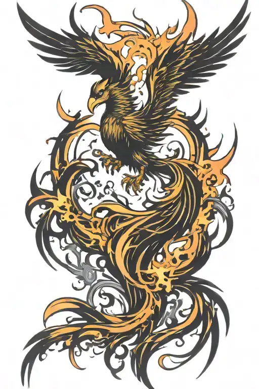 Phoenix Rising From The Ashes
