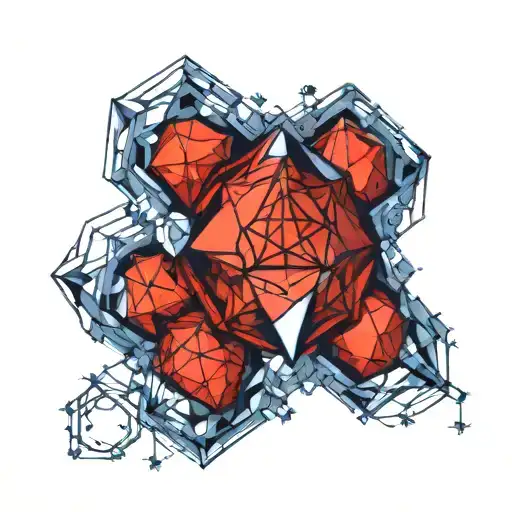 Metatrons Cube With Platonic Solids