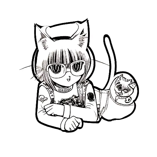 Cat With Glasses