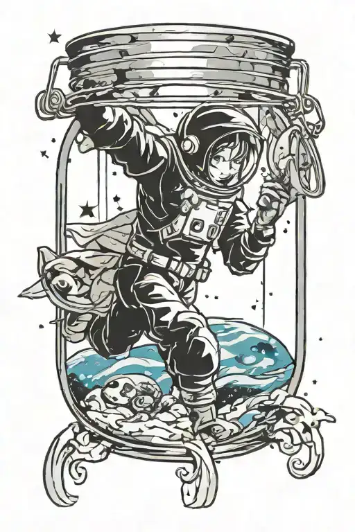 Space In A Jar Filled