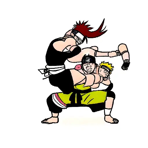 Naruto Character Fight Jiu-jitsu