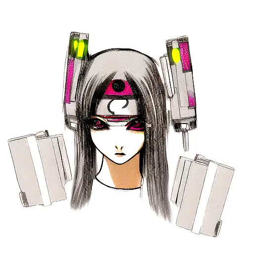Cyberpunk Android Geisha