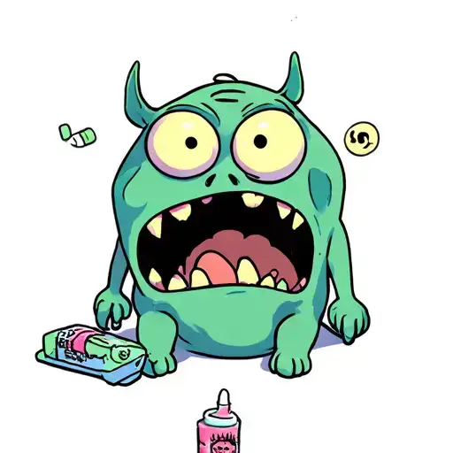 Courage The Cowardly Dog With Drugs