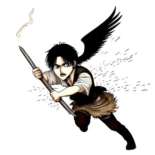 Eren Jeager Fallen Angel