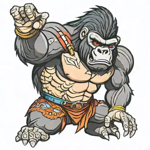 Gorilla With Super Powers