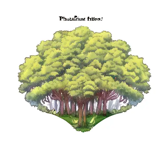 A Philosophical Quote Surrounded By A Lush Forest And Animals