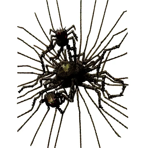 Spider With 12 Legs Caught By A Chain From Kurapika