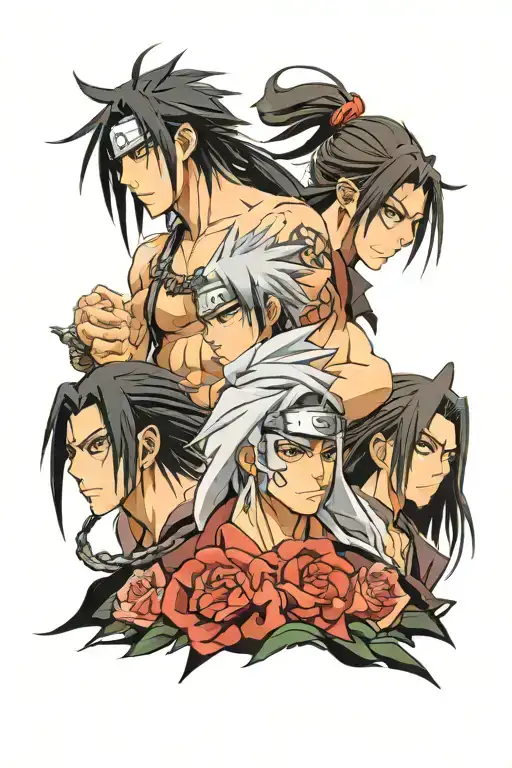 Itachi And Eren With Zeus Longslave