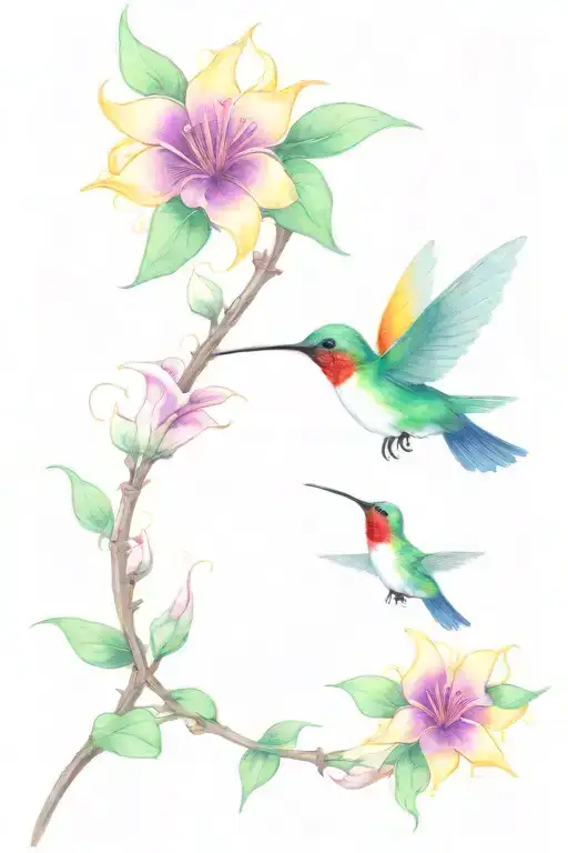 Hummingbird And The Sun