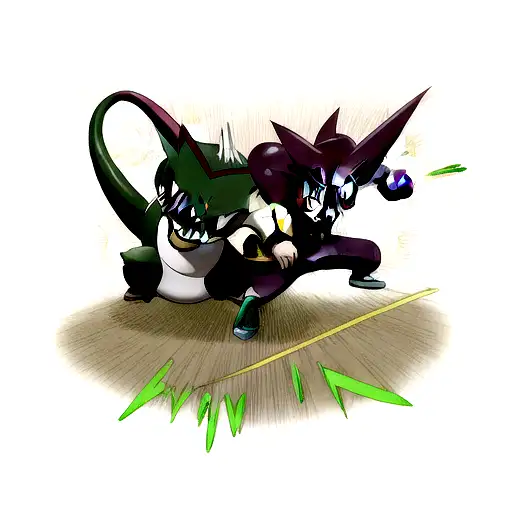 Rayquaza Vs Gengar From Pokemon