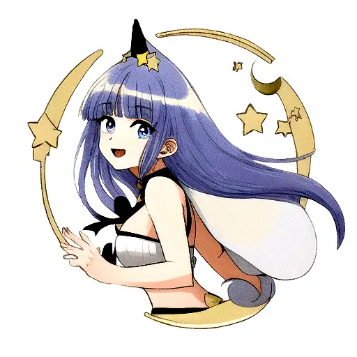 Half Moon With A Stars