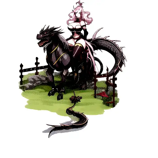 Dark Fantasy Girl Hentai Dragon Sword Having Affair With Muscled Knight