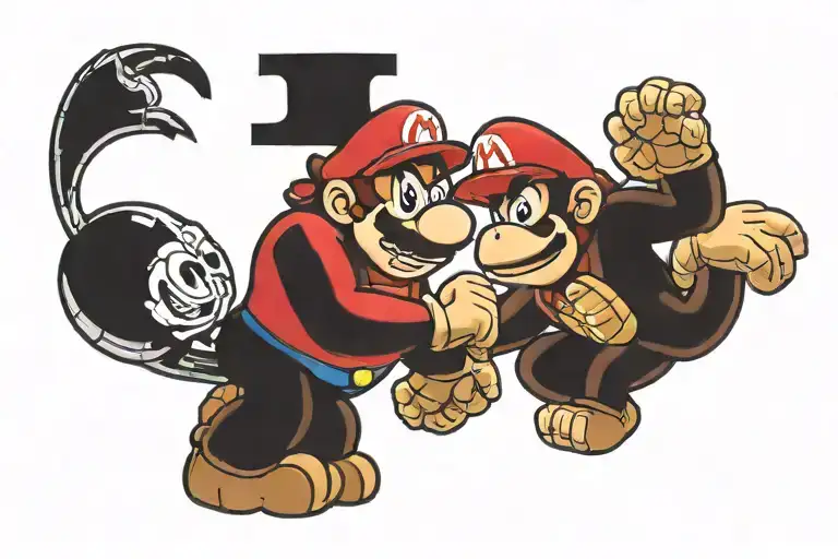 Mario And Donkey Kong