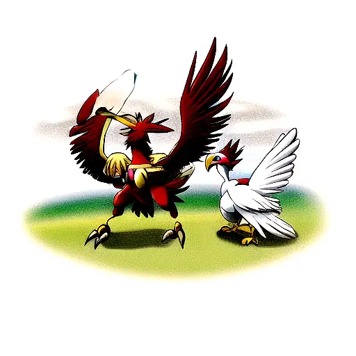 Ho-oh Vs Lugia Pokemon