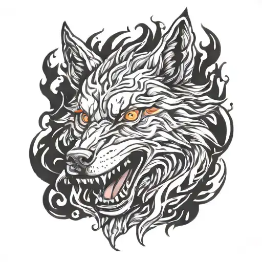 The Wolf Is On Fire Coming