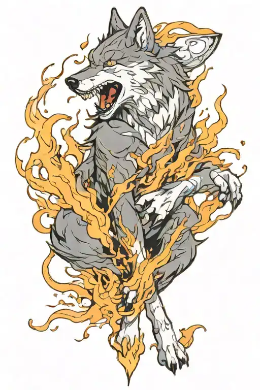 The Wolf Is On Fire