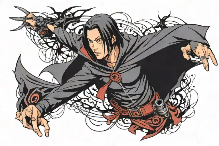 Itachi Junto A Batman