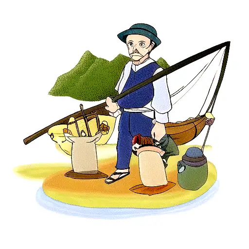 Fisherman Father And Son