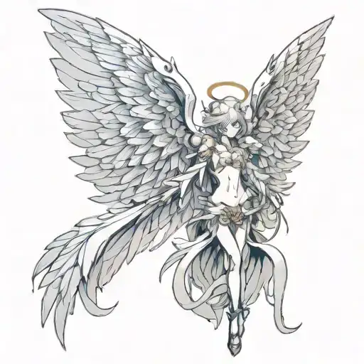 Angel With Big Wings