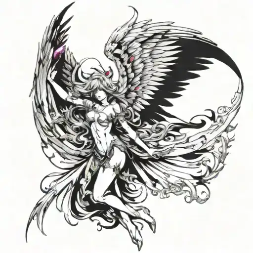 Angel With Big Wings